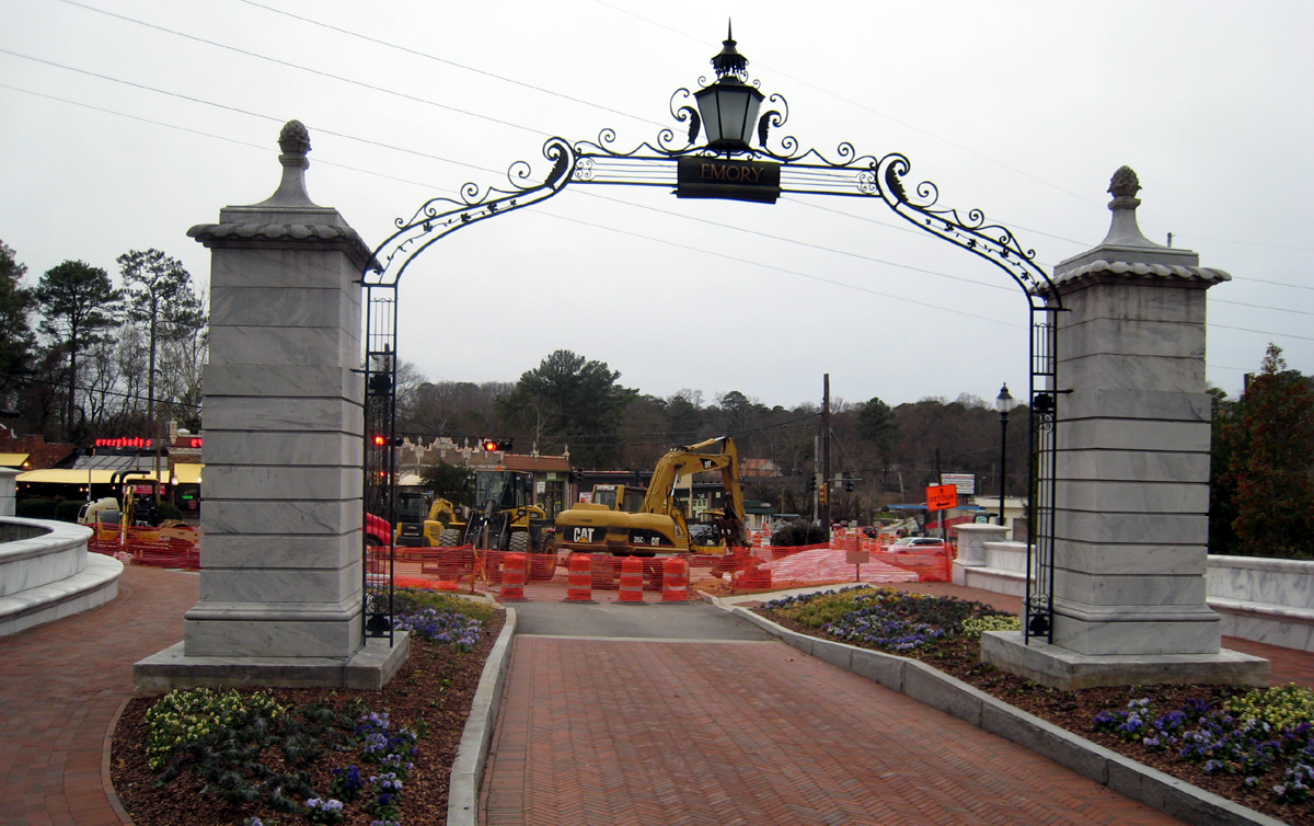 Emory University Gateway Entrance postcard